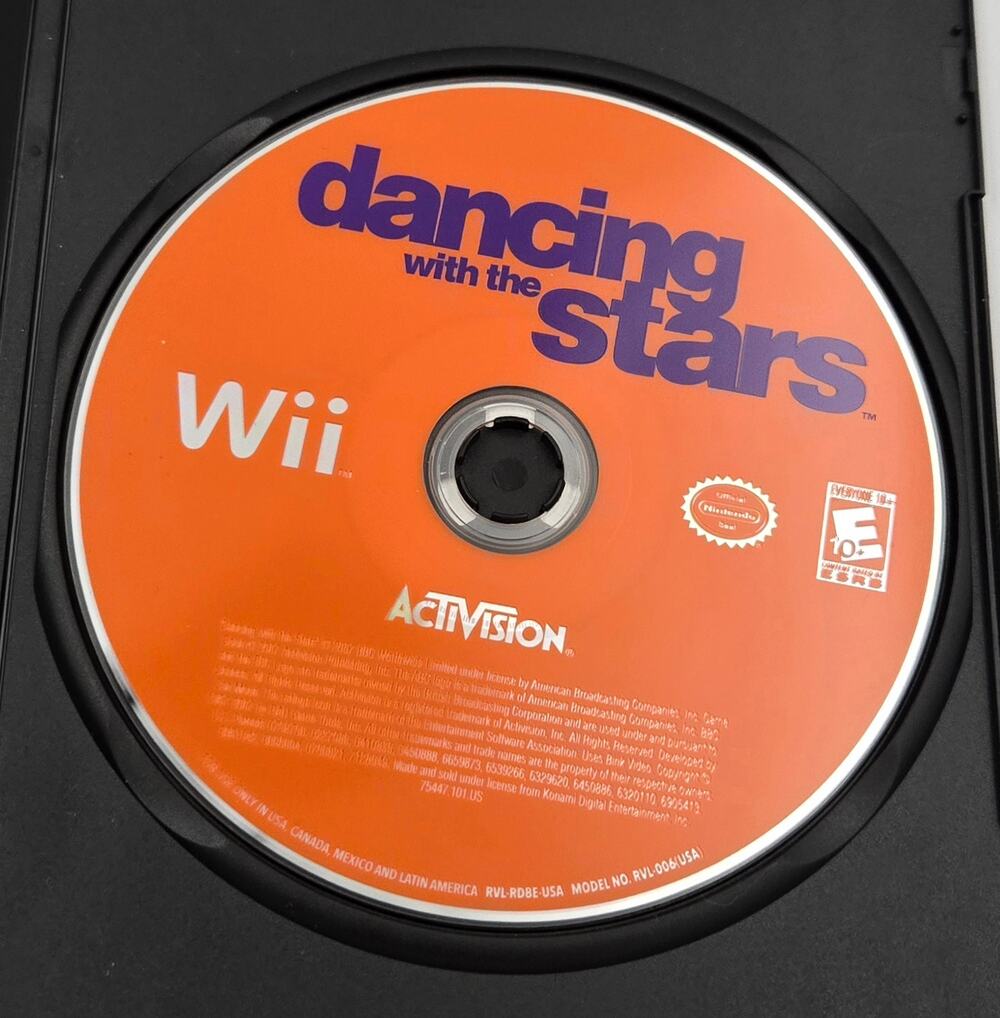 Dancing with the Stars (Nintendo Wii, 2007) - Disc Only, Authentic - Tested